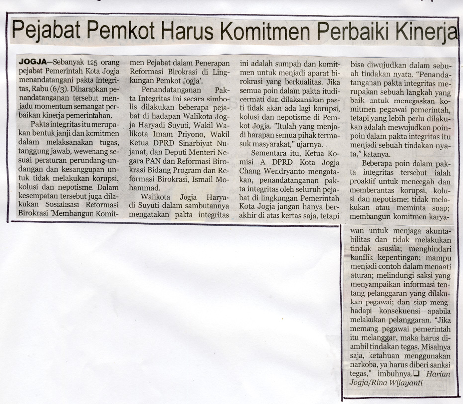 Kliping jogja terbaru